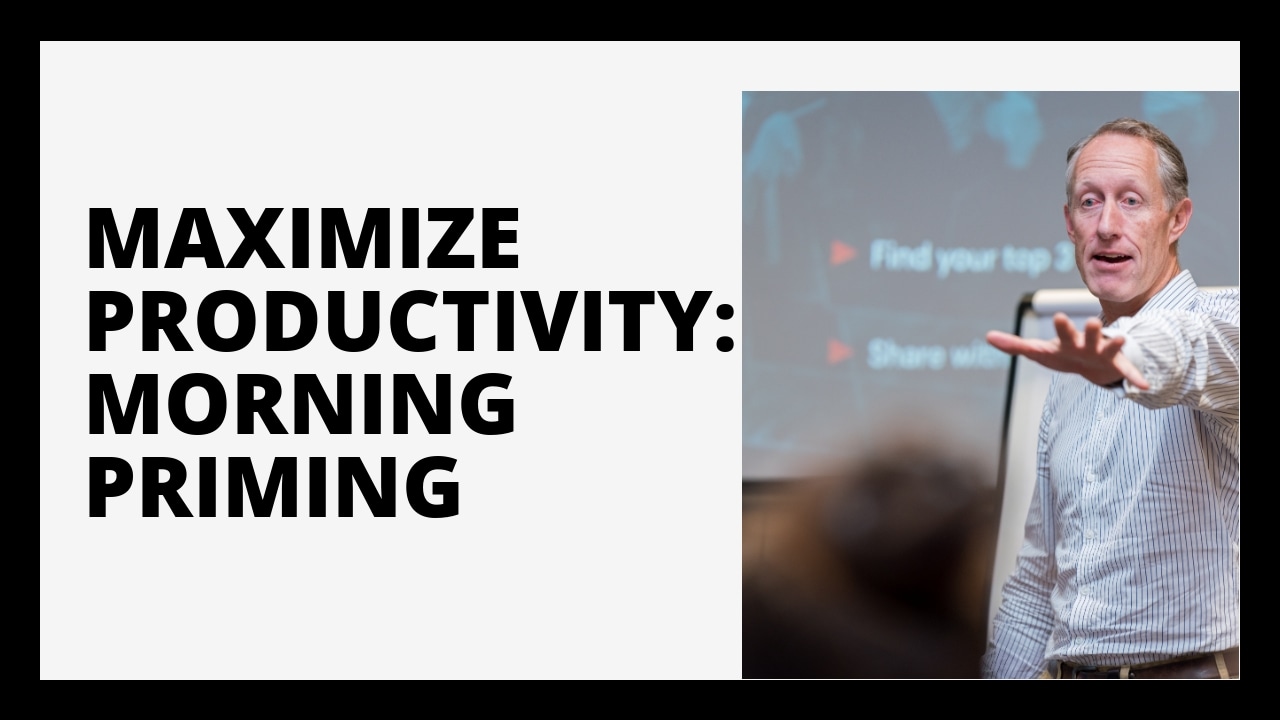 Morning Priming: How to Multiply Your Productivity with a Winning Routine